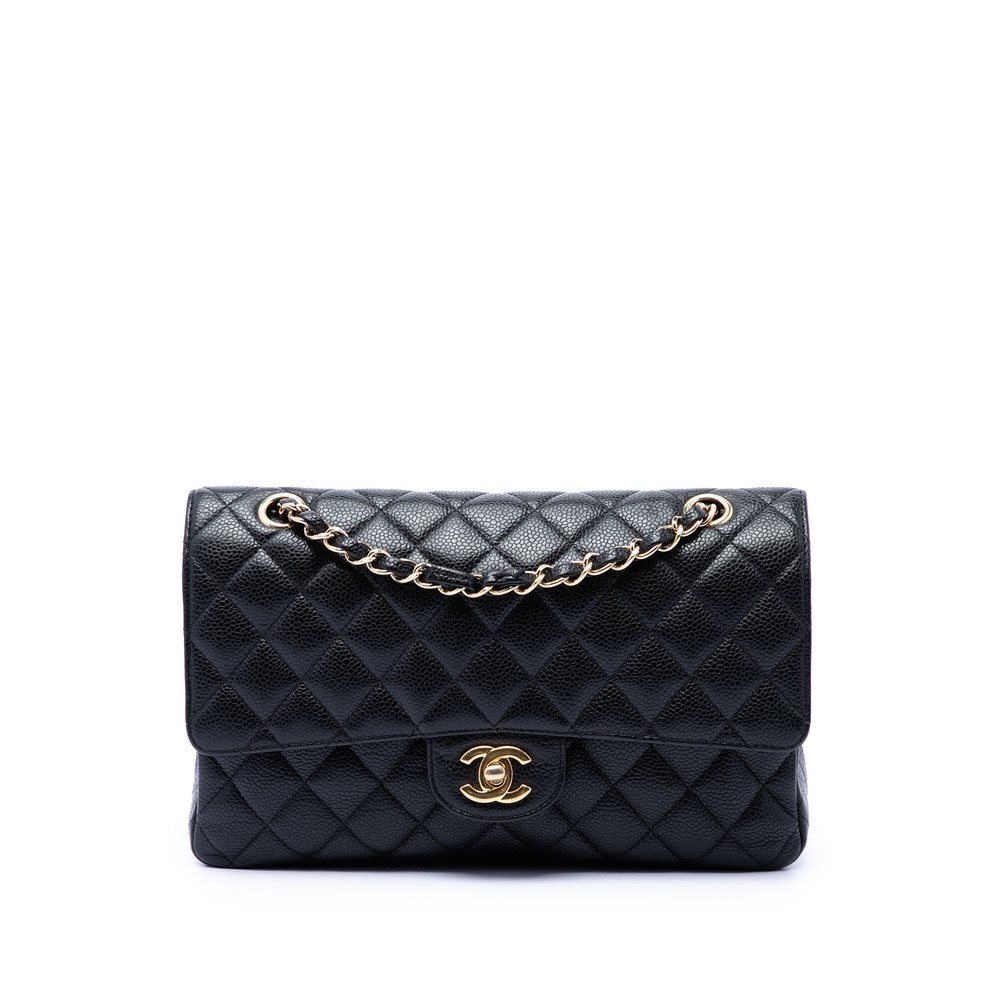Pre-Loved Chanel Medium Classic Caviar Double Flap